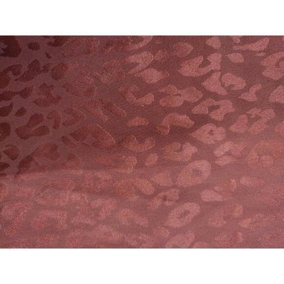 BCBG Max Azria Women's Burgundy Leopard Print Satin Pajama Pants (Medium) - Picture 6 of 8